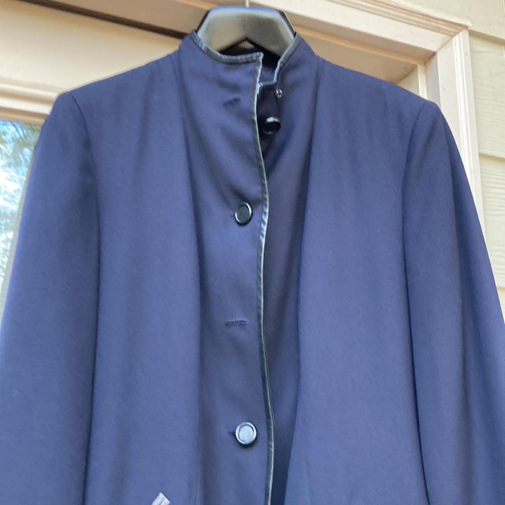 Navy Wool Dress